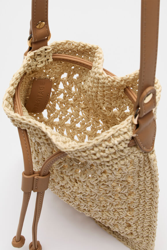 Crochet Shoulder Bag  Natural  hi-res