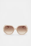 Clara Oversized Glam Sunglasses  Nougat  hi-res