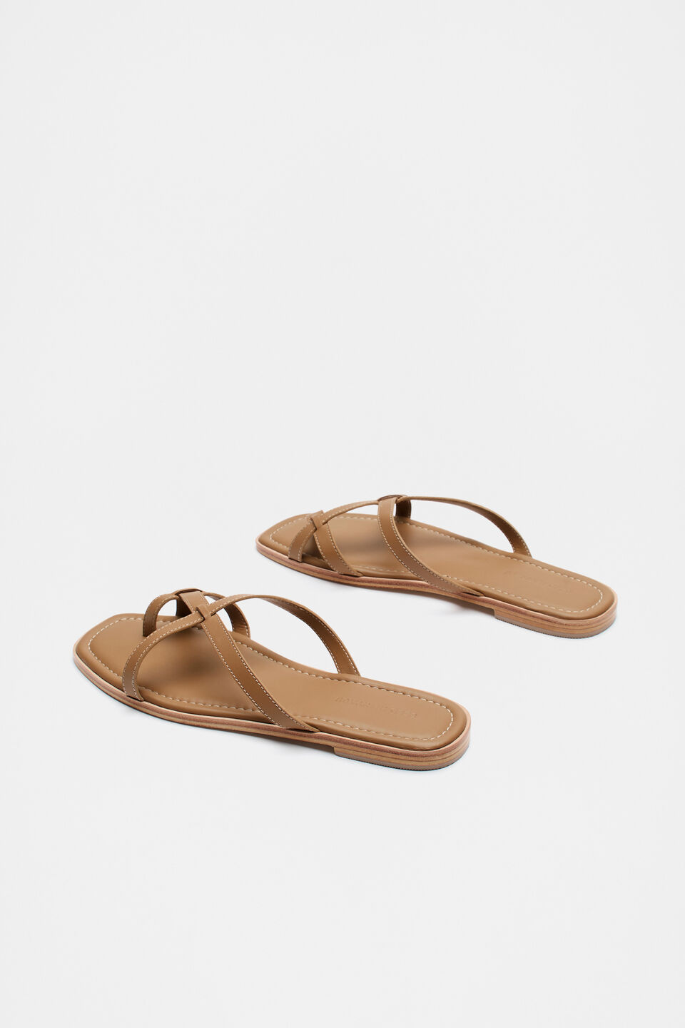 Clara Flat Slide  Caramel