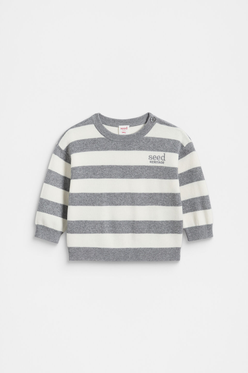 Essential Knit Sweater  Storm Marle