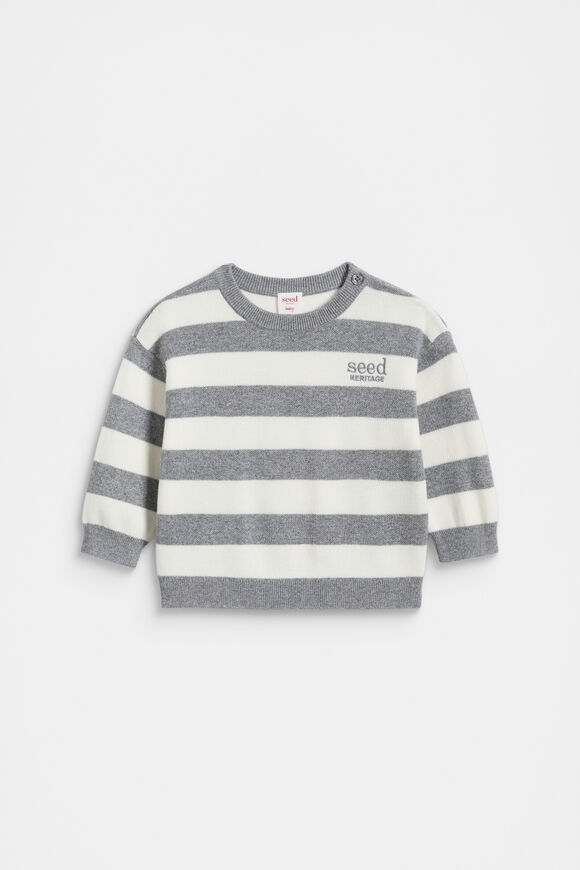 Essential Knit Sweater  Storm Marle  hi-res