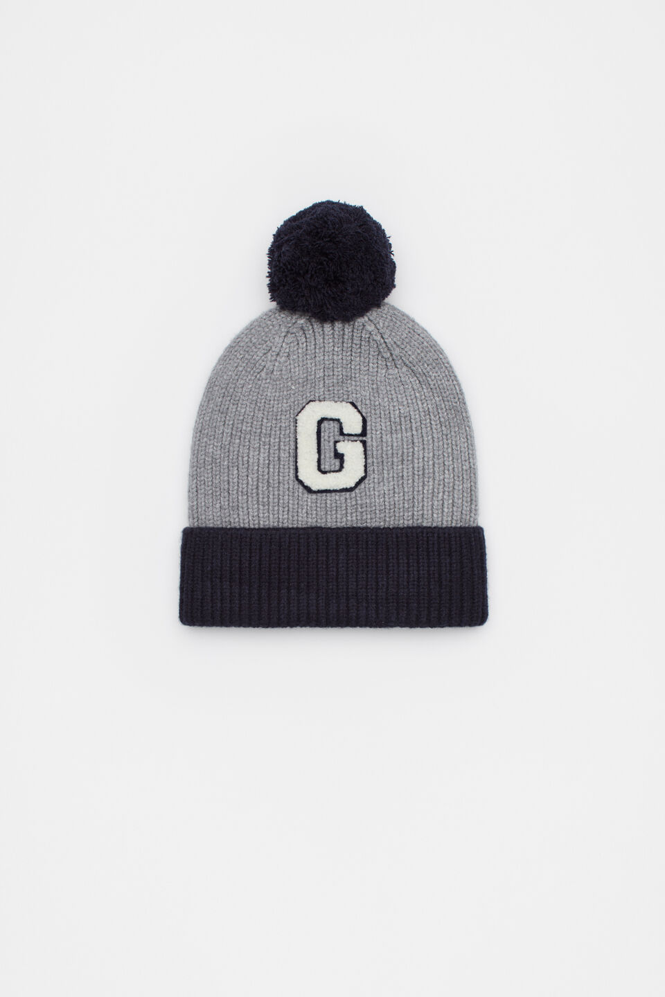 Colourblock Initial Beanie  G