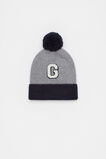 Colourblock Initial Beanie  G  hi-res