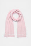 Rib Knit Logo Scarf  Rose Petal Marle  hi-res