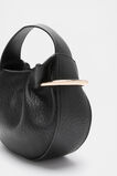 Textured Mini Round Handbag  Black  hi-res