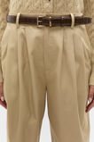 Twill Pleat Pant  Cashew  hi-res