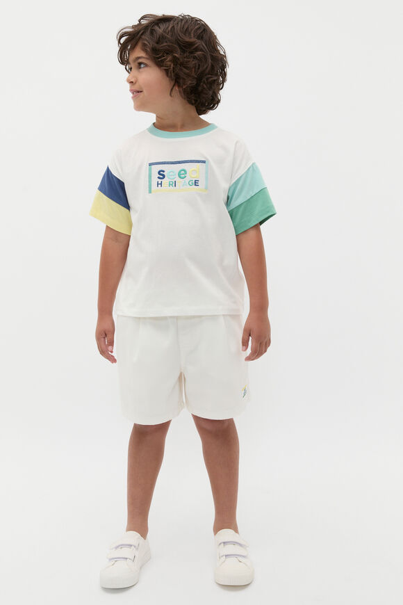 Panelled Logo Tee  Multi  hi-res