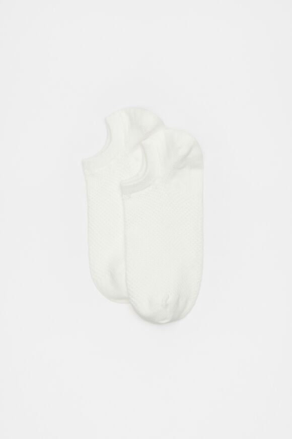 Mini Waffle Sneaker Sock  Cream  hi-res