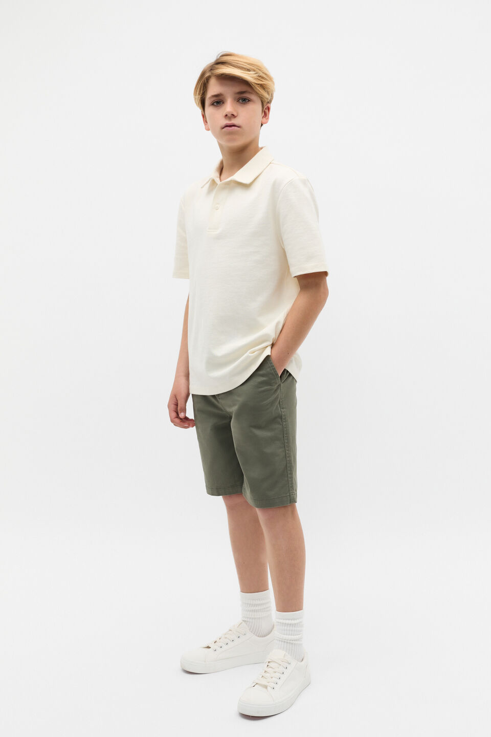 Tee Polo  Vintage Cream