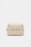 Logo Cosmetic Bag Small  Natural  hi-res