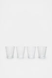 Selene Tumbler Set of 4  Clear  hi-res