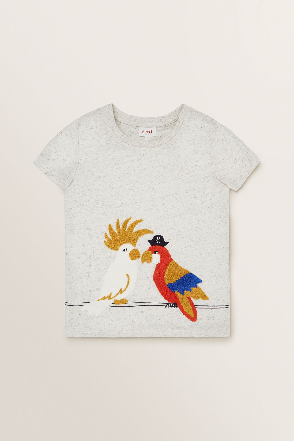 Chenille Birds Tee  
