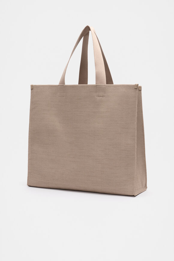 Large Knit Tote  Cookie  hi-res