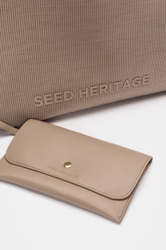 Large Knit Tote  Cookie  hi-res