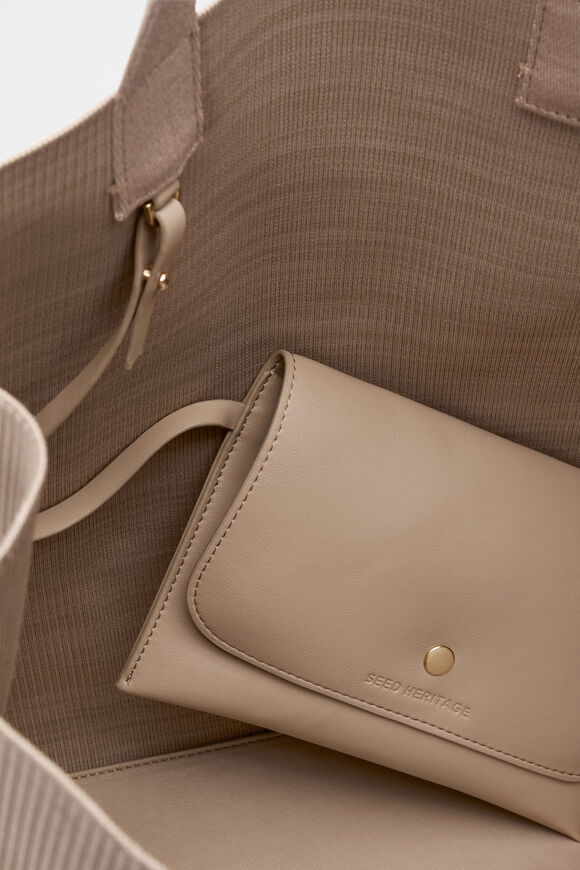 Large Knit Tote  Cookie  hi-res