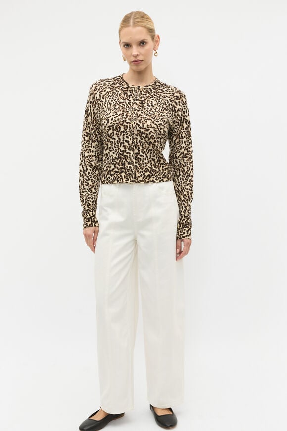 Leopard Print Cardi  Animal Print  hi-res