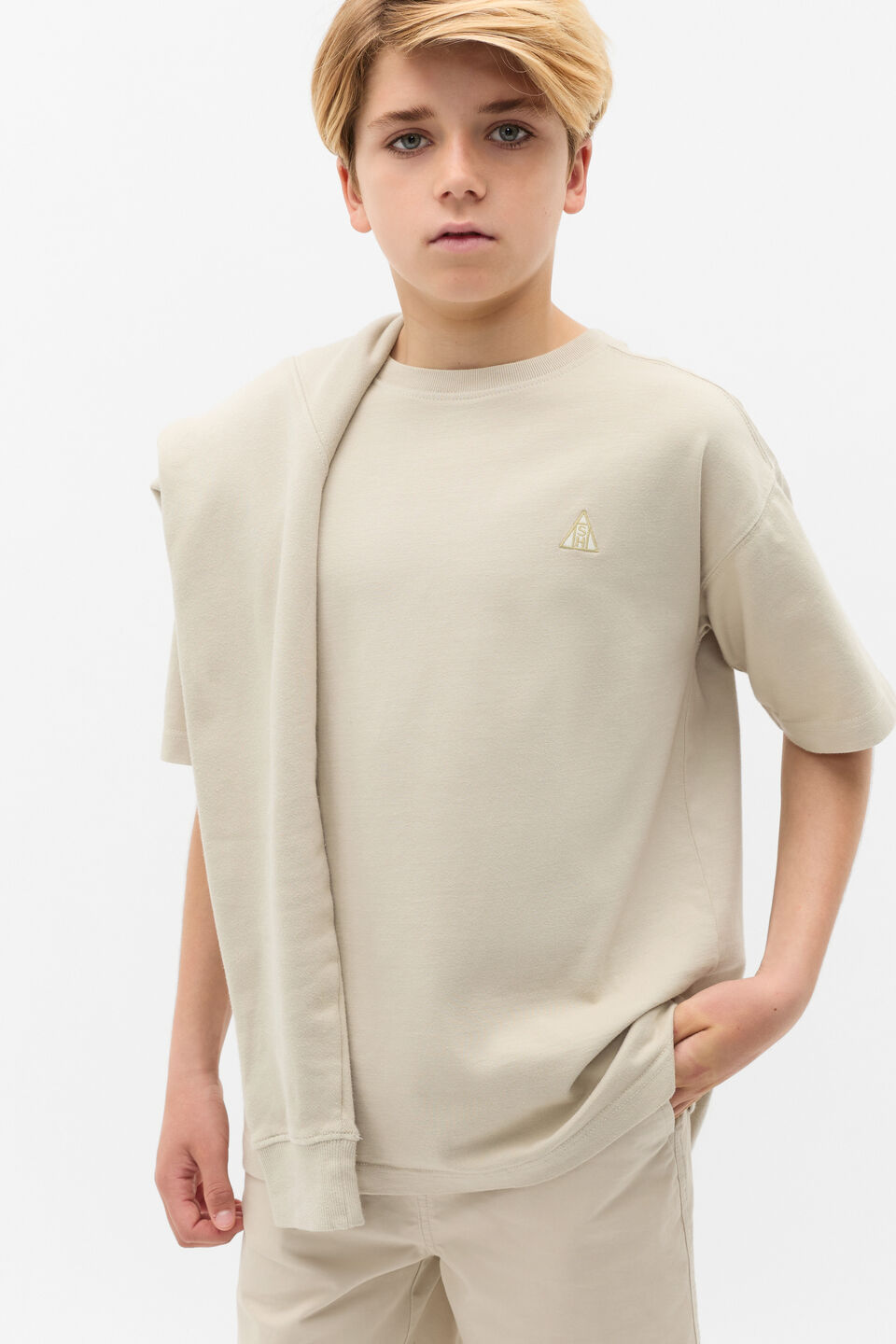 Garment Dye Tee  Cool Stone