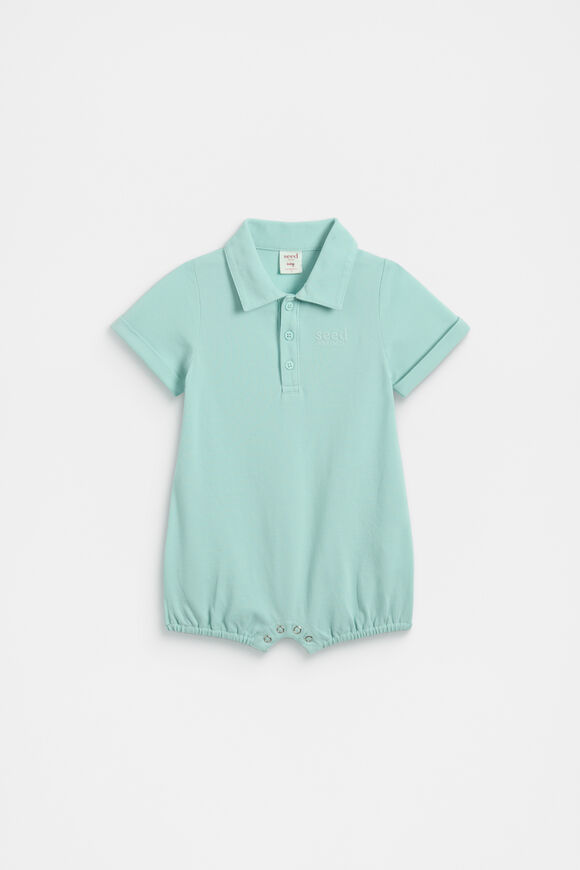 Core Logo Romper  Skyline  hi-res