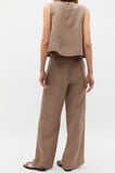 Core Linen Waisted Pant  Nutmeg  hi-res