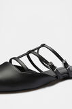 Kara Caged Pointed Flat  Black  hi-res