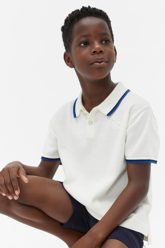 Knit Logo Polo  Canvas  hi-res