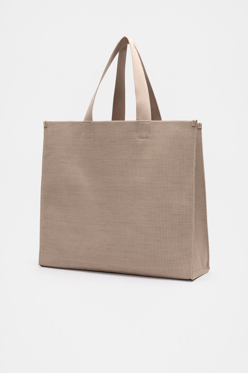 Large Knit Tote  Cookie