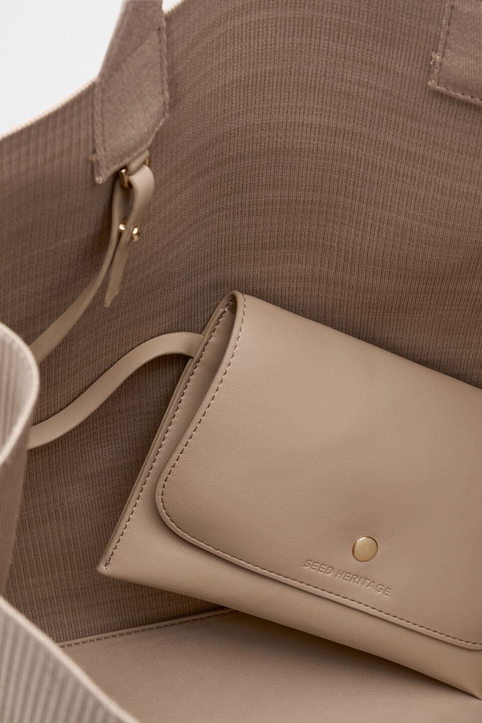 Large Knit Tote  Cookie