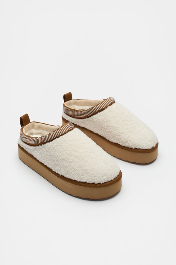Platform Slipper  Cream  hi-res