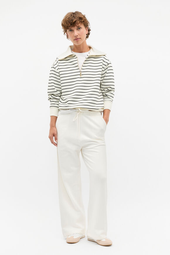 Heritage Wide Leg Track Pant  Cloud Cream  hi-res