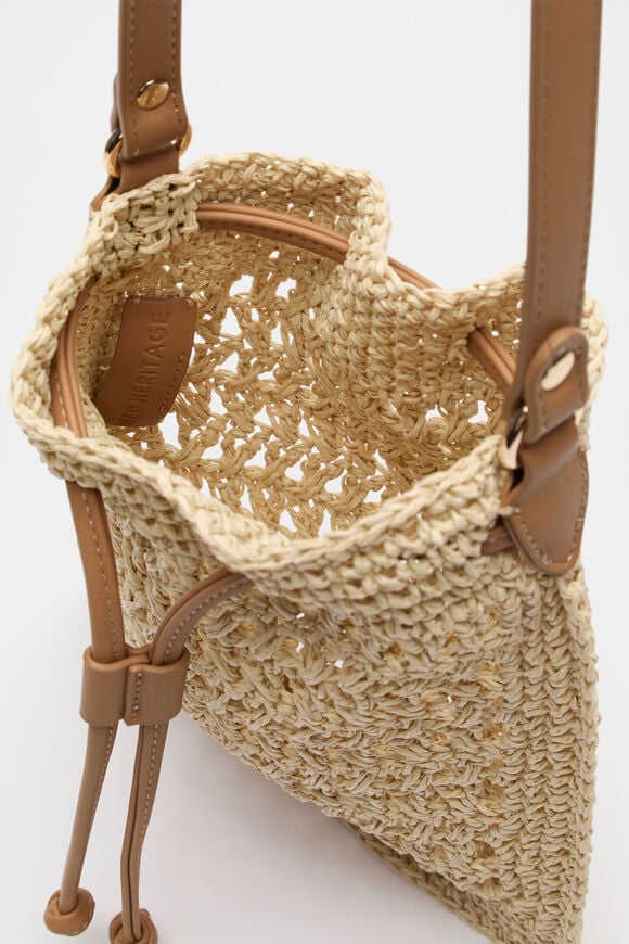 Crochet Shoulder Bag  Natural  hi-res