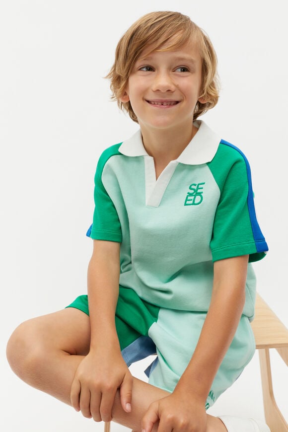 Retro Trophy Polo  Pale Mint  hi-res