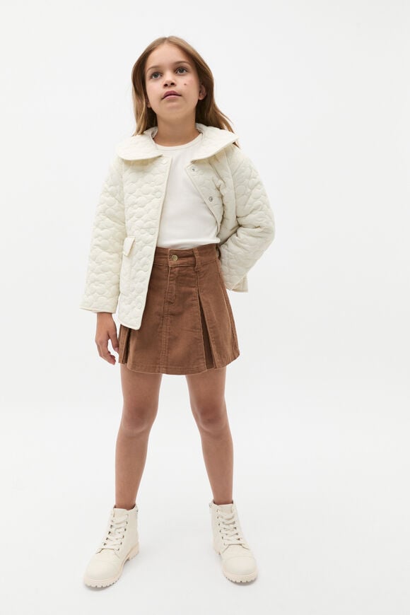 Quilted Collar Jacket  Classic Cream  hi-res