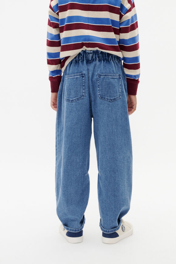 Barrel Jean  Mid Blue Wash  hi-res