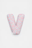 Ditsy Floral Initial Cushion  V  hi-res