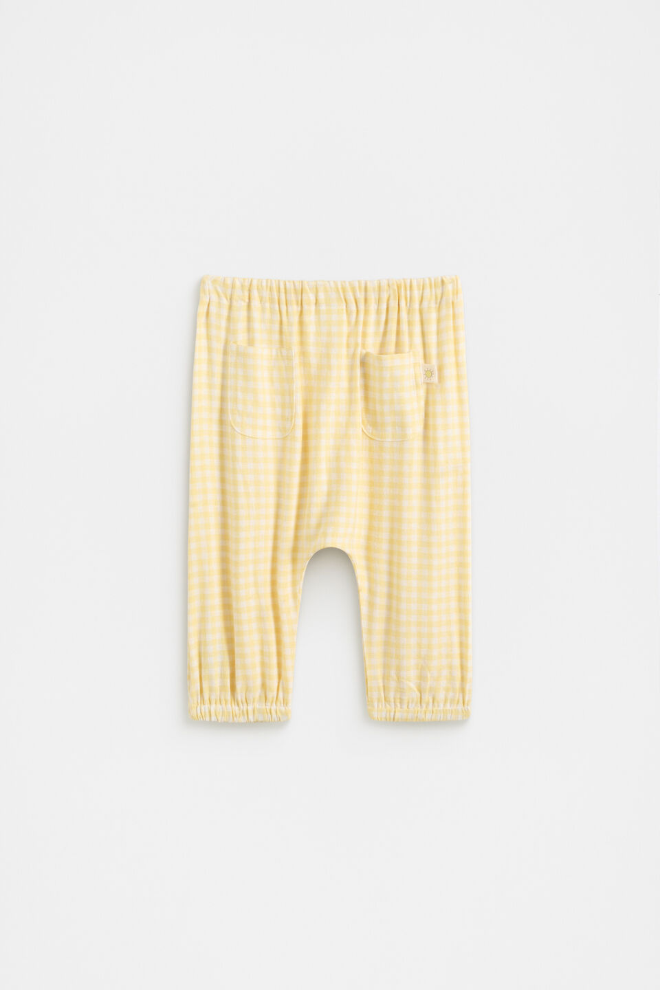 Gingham Pull On Pant  Daisy