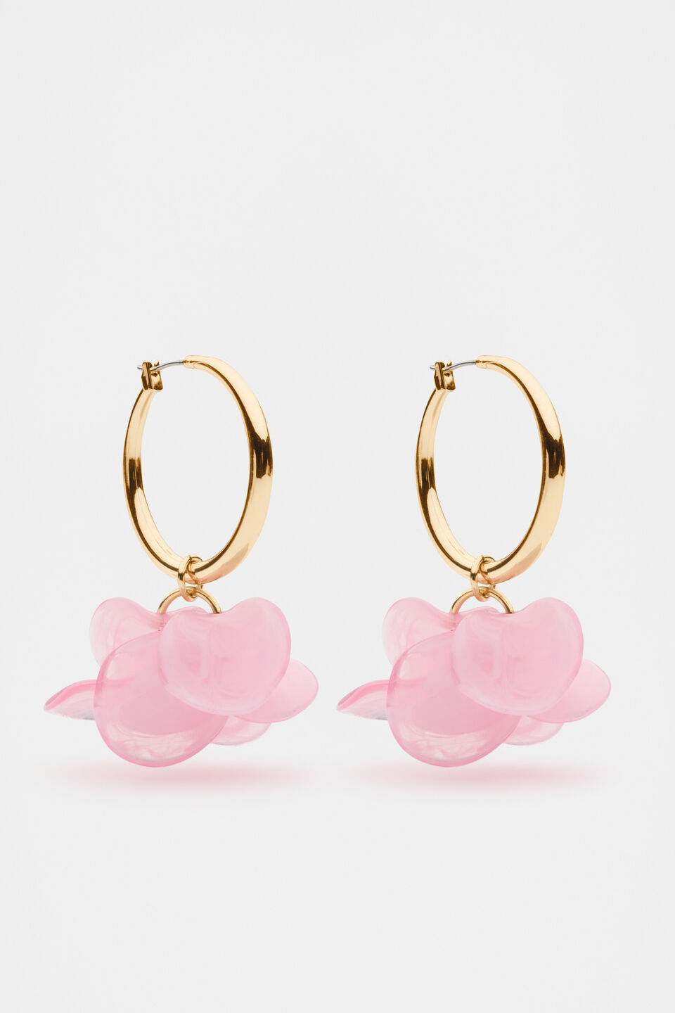 Resin Petal Earring  Fairy Floss