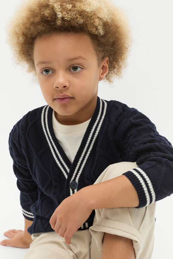 Varsity Cardigan  Midnight Blue  hi-res