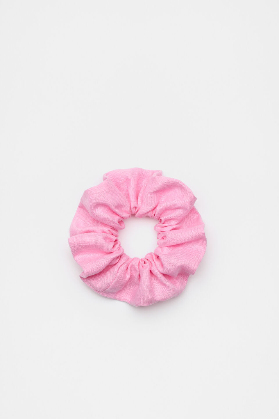 Linen Scrunchie  Fairy Floss