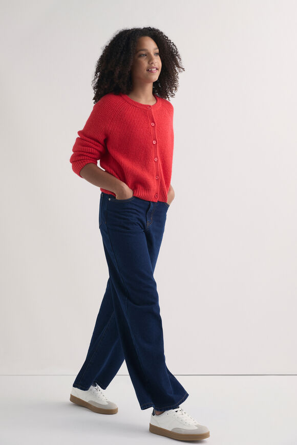 Essential Wide Leg Jean  Rinse Wash  hi-res