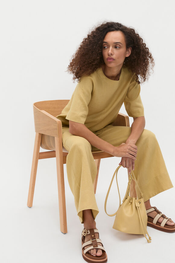 Core Linen Tee  Honey  hi-res