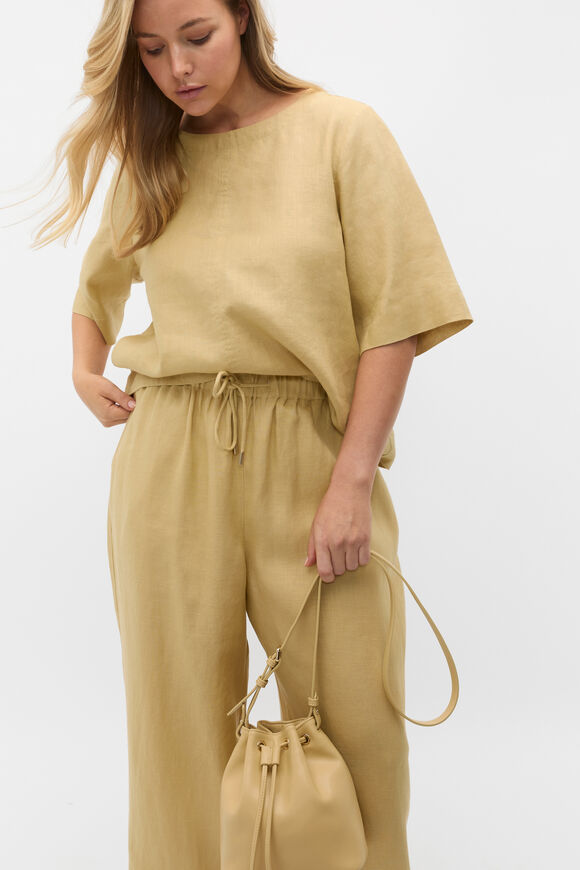 Core Linen Tee  Honey  hi-res