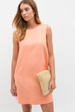 Linen A Line Mini Dress  Tangerine  hi-res