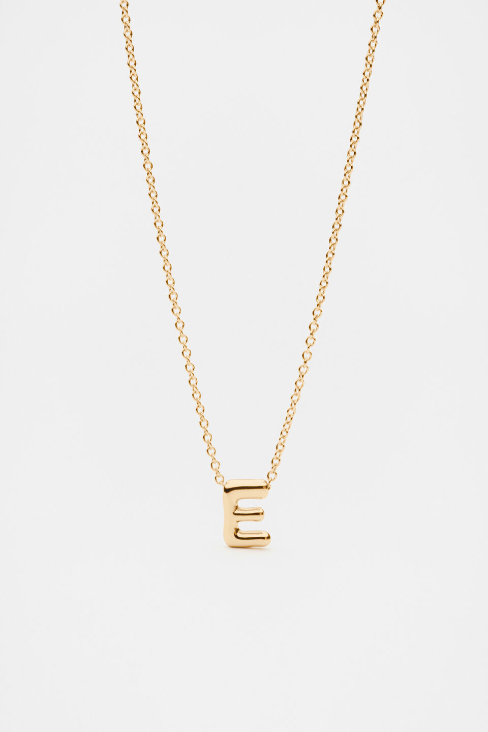 Bubble Letter Necklace  E
