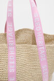 Logo Woven Basket Bag  Fairy Floss  hi-res