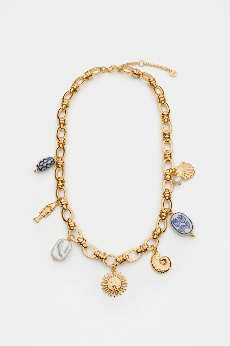 Charms Necklace  Gold