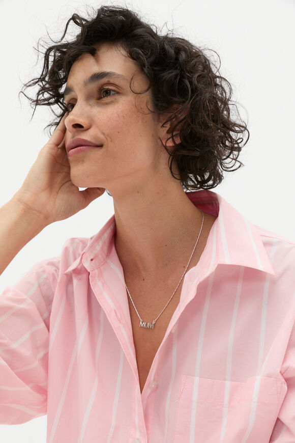 Mum Necklace  Silver  hi-res