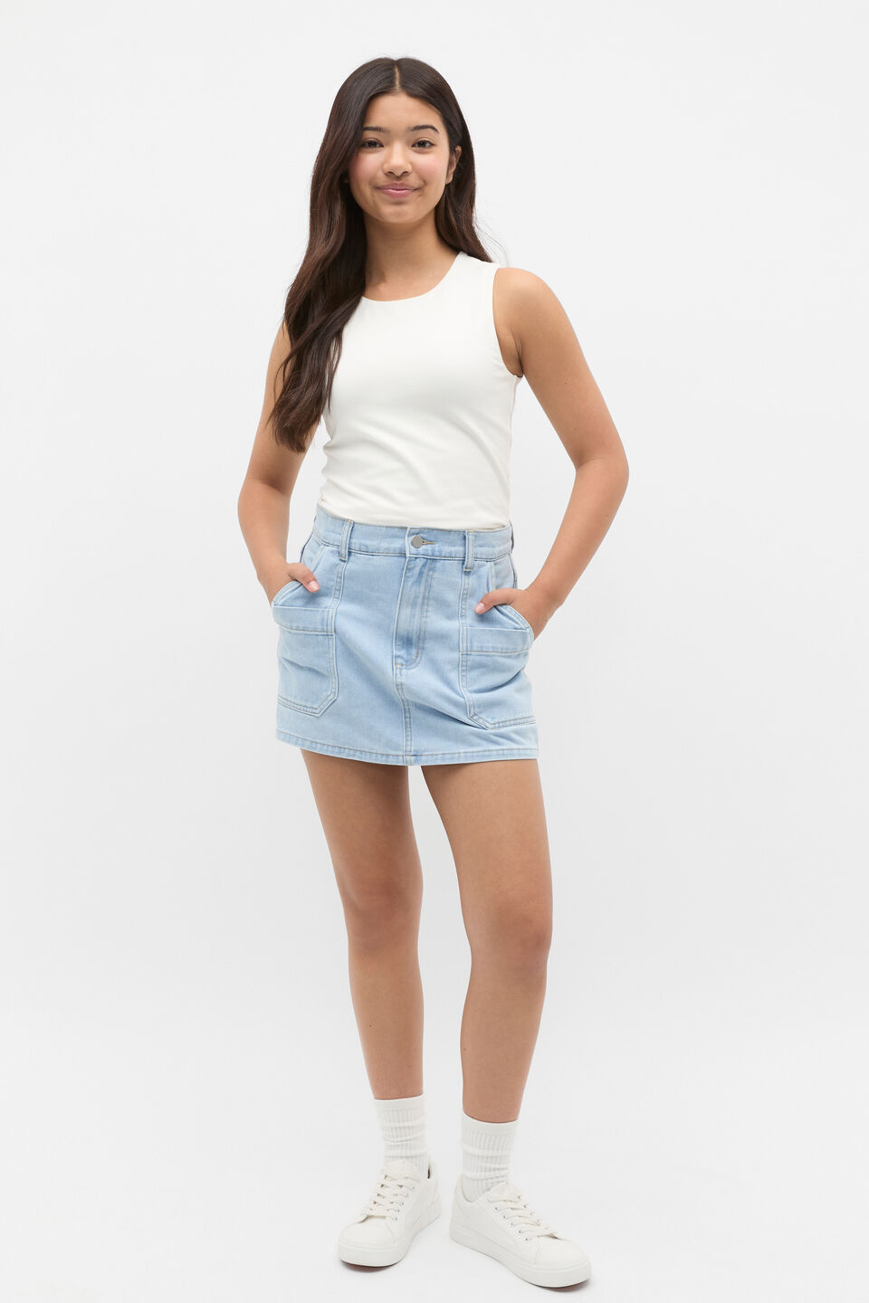 Scoop Neck Tank  Canvas