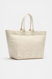 Cropped Logo Tote  Cream  hi-res