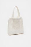 Woven Tote  White  hi-res