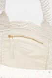 Woven Tote  White  hi-res